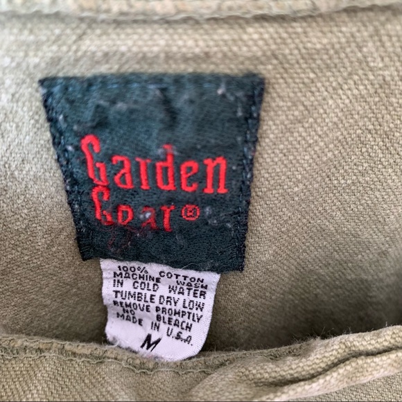 VINTAGE | Floral Embroidered Daisy Oversized Green Denim 100% Cotton Overalls - Picture 6 of 12